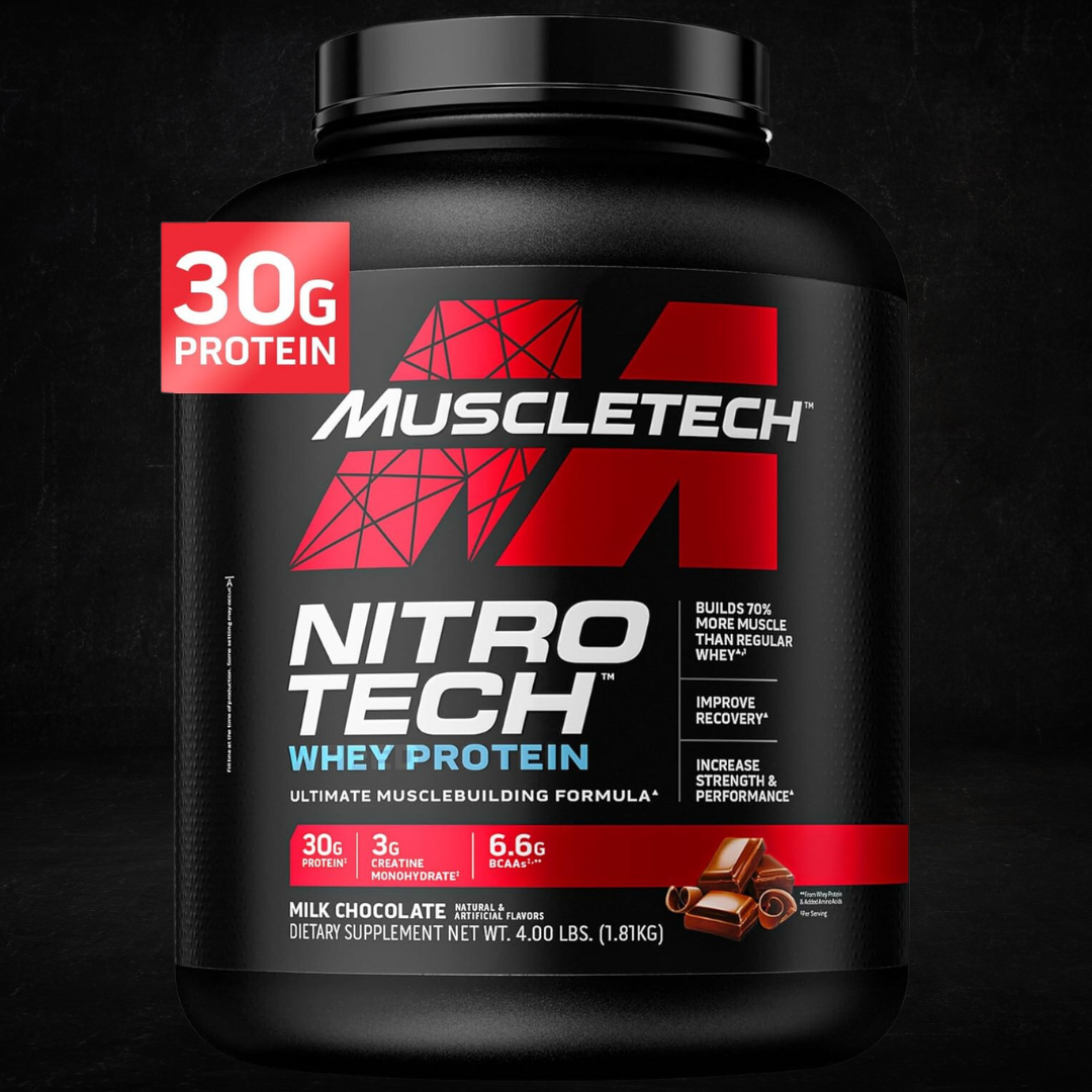 NITRO TECH PERFORMANCE WHEY PROTEIN 4LB