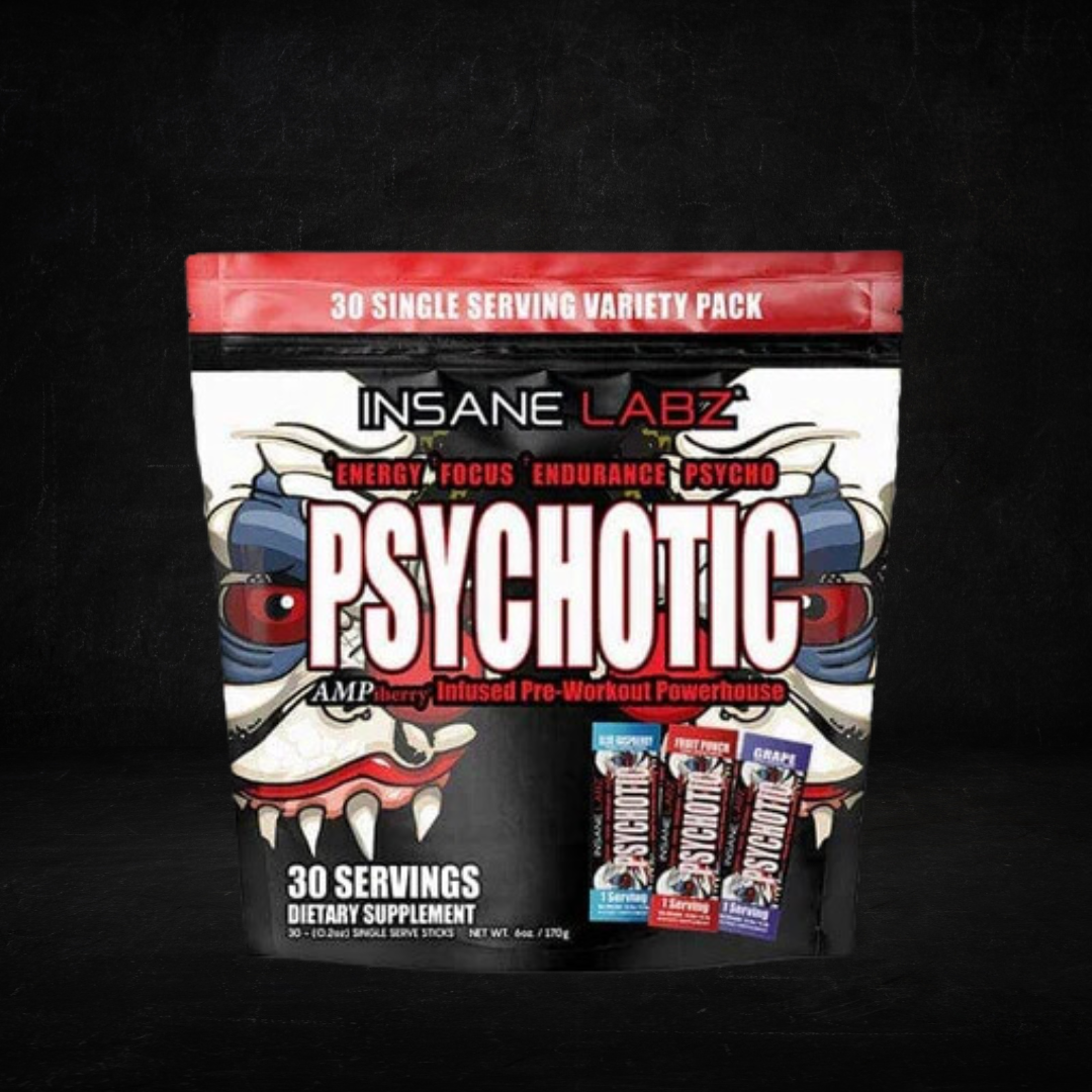 PSYCHOTIC, PRE ENTRENO, STICKS.